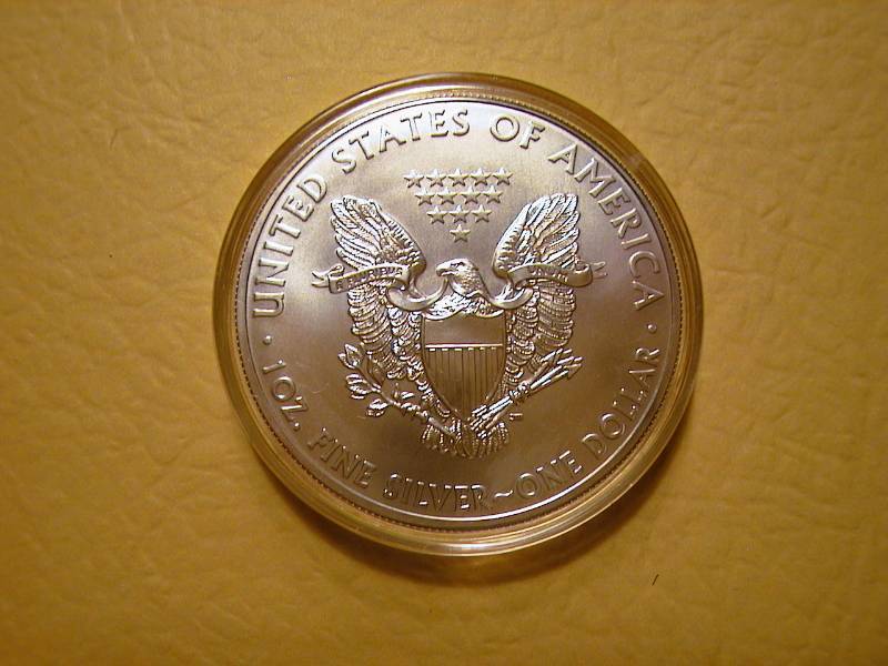 45. 2011 Silver American Eagle Bullion Coin BU 1 Troy Oz.