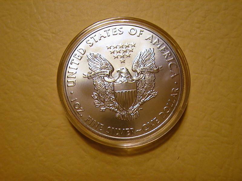 46. 2011 Silver American Eagle Bullion Coin BU 1 Troy Oz.