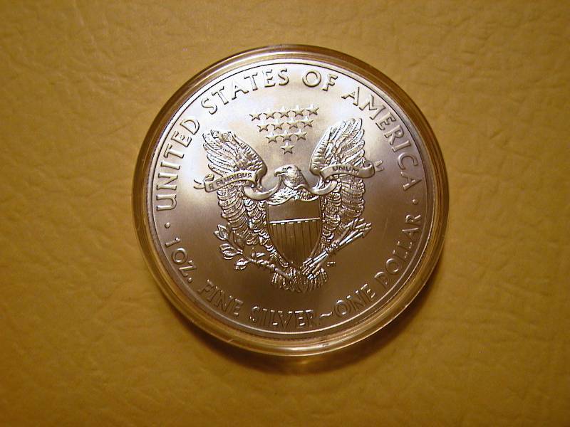 48. 2011 Silver American Eagle Bullion Coin BU 1 Troy Oz.