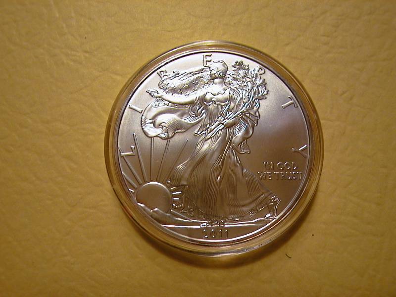 79. 2011 Silver American Eagle Bullion Coin BU 1 Troy Oz