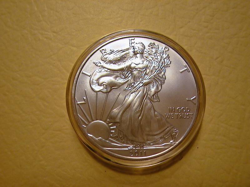 80. 2011 Silver American Eagle Bullion Coin BU 1 Troy Oz.