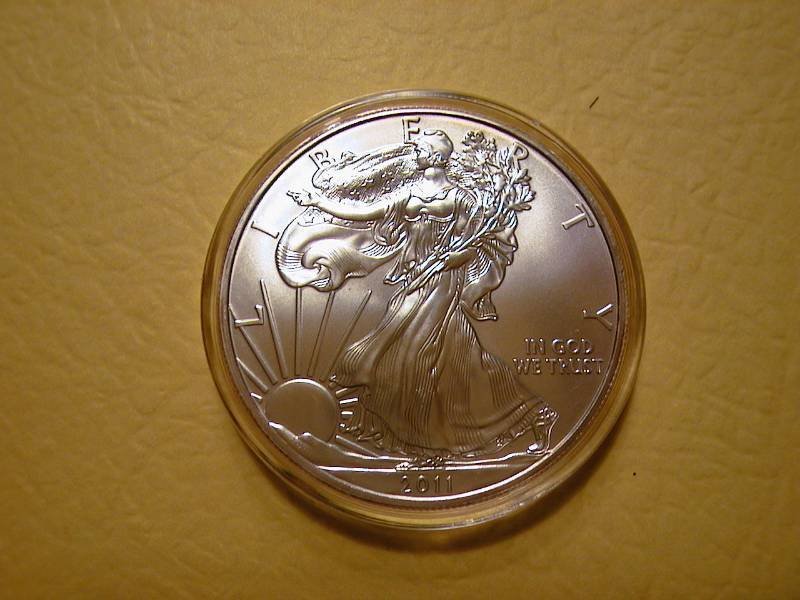 81. 2011 Silver American Eagle Bullion Coin BU 1 Troy Oz.