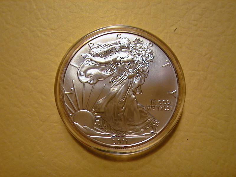 82. 2011 Silver American Eagle Bullion Coin BU 1 Troy Oz.
