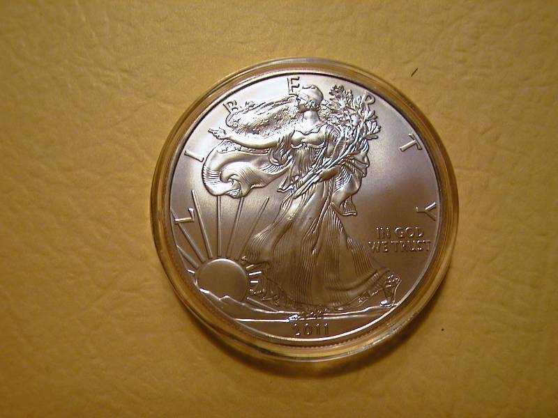 83. 2011 Silver American Eagle Bullion Coin BU 1 Troy Oz.