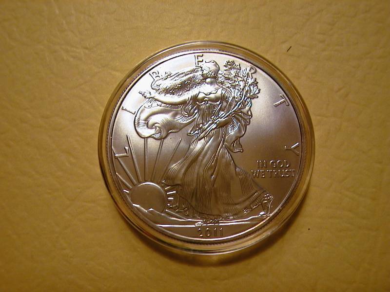 84. 2011 Silver American Eagle Bullion Coin BU 1 Troy Oz.