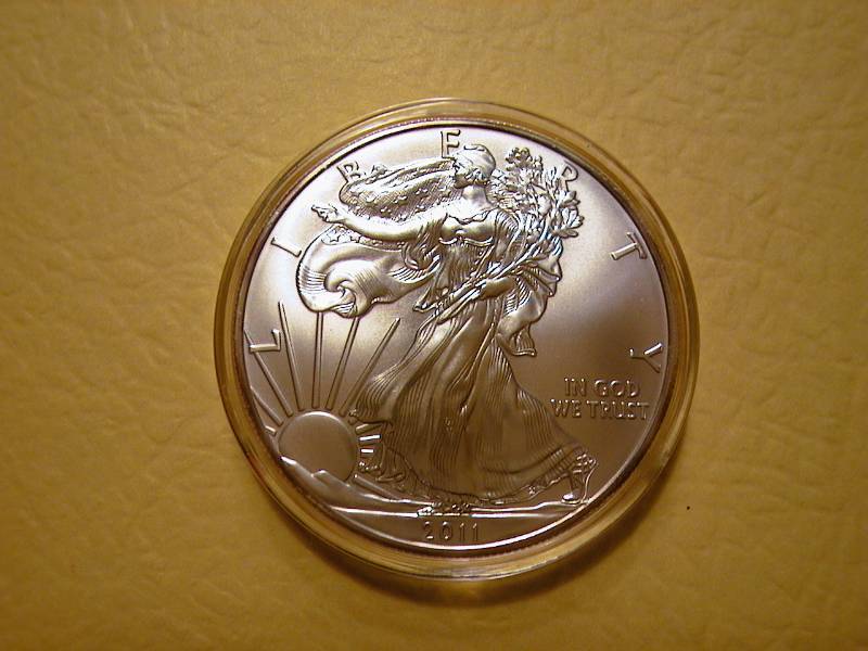 87. 2011 Silver American Eagle Bullion Coin BU 1 Troy Oz.