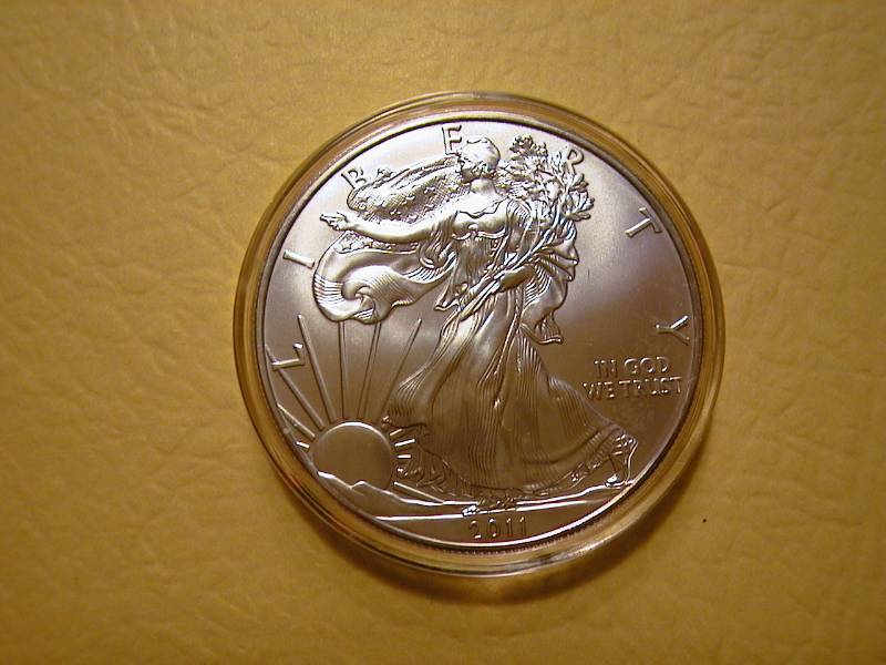 89. 2011 Silver American Eagle Bullion Coin BU 1 Troy Oz.