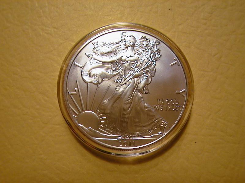 94. 2011 Silver American Eagle Bullion Coin BU 1 Troy Oz.