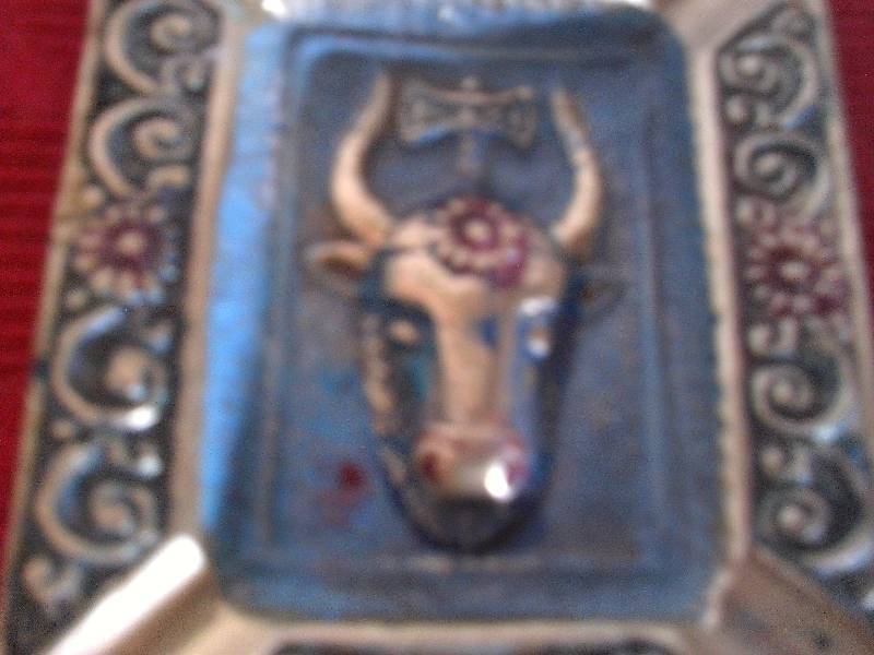 2 BRASS ASH TRAYS