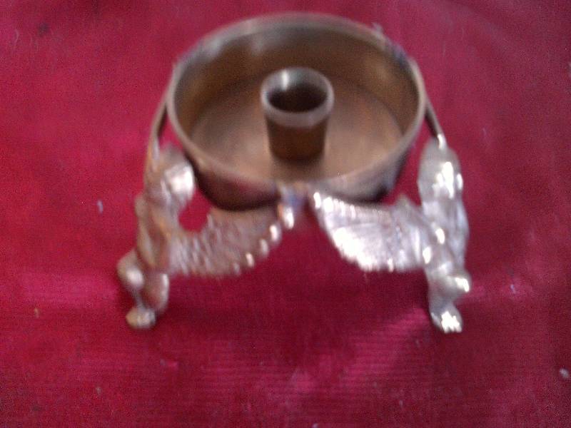 VINTAGE BRASS CANDLE HOLDER