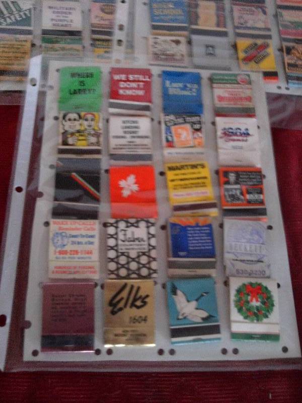 3 PAGES COLLECTIBLE MATCHBOOKS