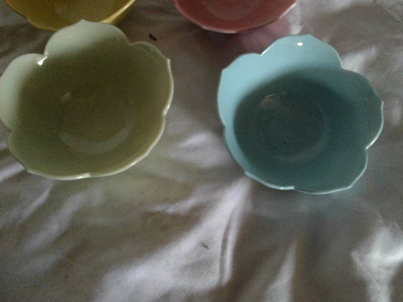 4 VINTAGE DESERT BOWL