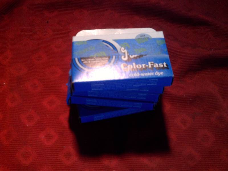 5 packs cold water dyes