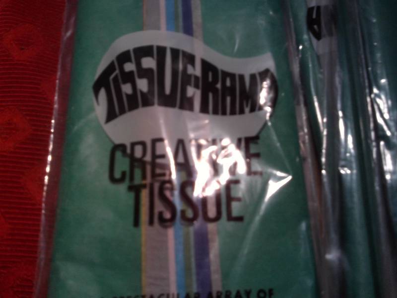 6 new packs tissue paper