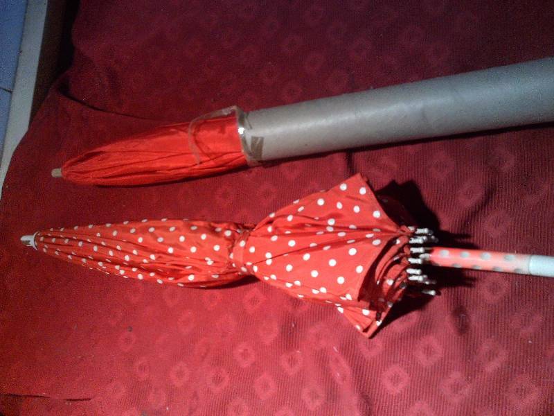 2 vintage umbrellas