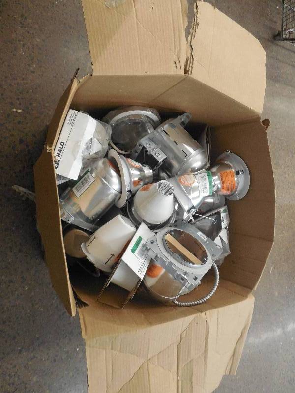 lot 24 image: MASSIVE LOT OF RECESSED LIGHTS