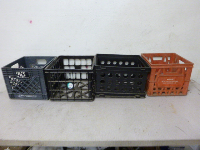 4 Milk Crates