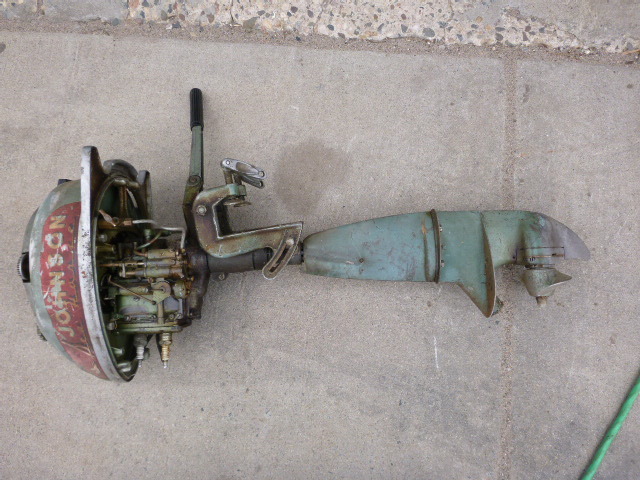 Vintage Johnson Sea Horse Outboard Motor