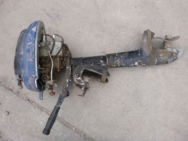 Vintage Hiawatha Outboard Motor