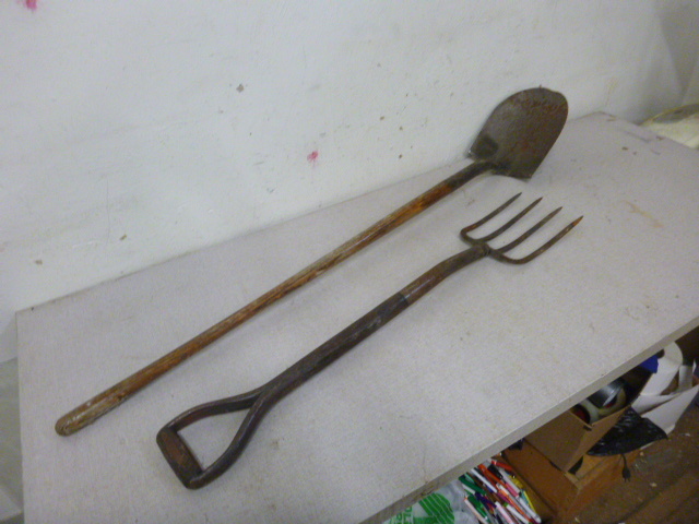 Shovel and Potato Fork