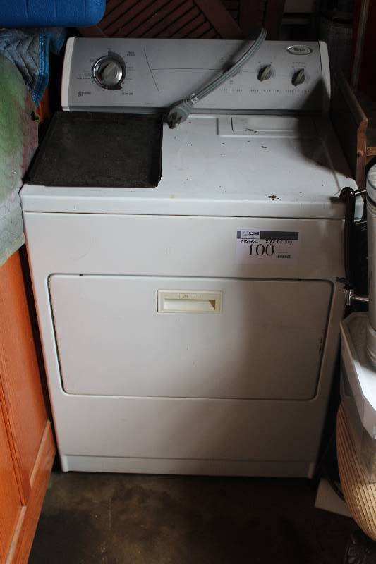 lot 100 image: Whirlpool Electric Dryer