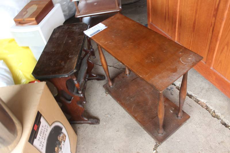 lot 110 image: Lot of (2) Book Tables