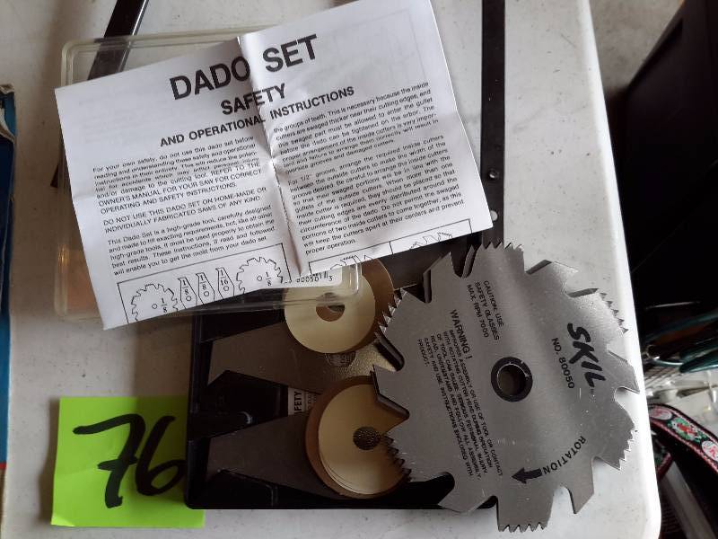 lot 76 image: SKIL, DADO Set