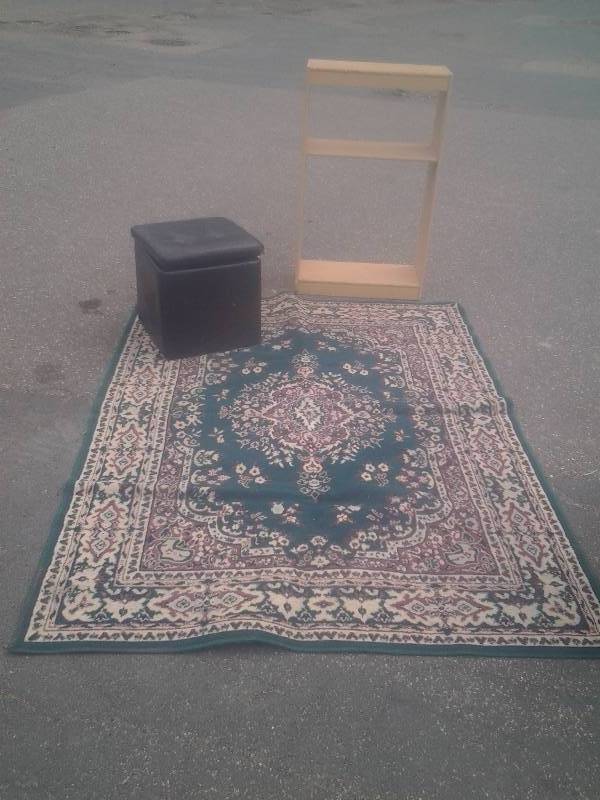 Rug (62x86), Shelf, Cube Storage With Lid