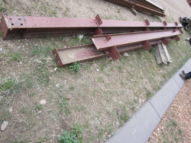 3 Steel I beams, 2 x 16 long, 1 x ...
