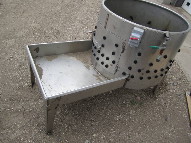 Stainless steel chicken plucker, ne...