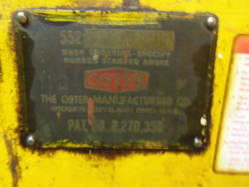 Oster Pipe Threader