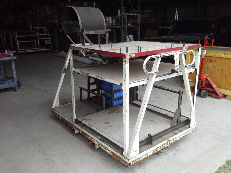 lot 126 image: (3) Rolling Material Carts