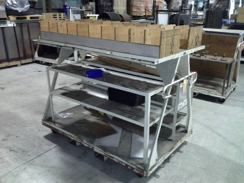 lot 145 image: (1) Rolling Material Carts