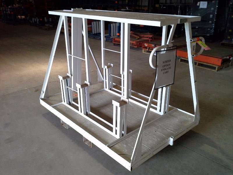 lot 168 image: (1) Rolling Material Carts