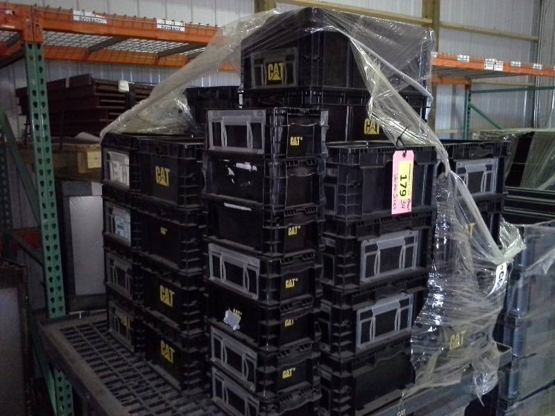 lot 179 image: (34) Plastic Bins
