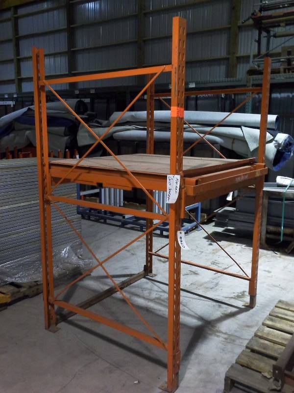 lot 197 image: (1) Heavy Duty Racks with Pull-out Shelves