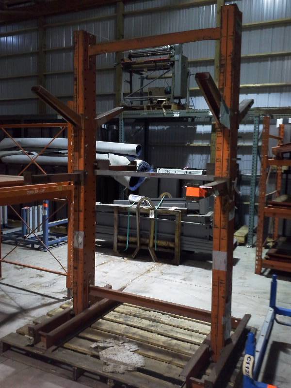 lot 202 image: (1) Heavy Duty Racking