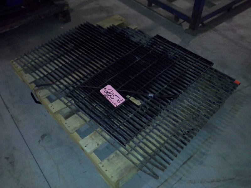 lot 205 image: (2) Misc. Pieces of Grate Flooring