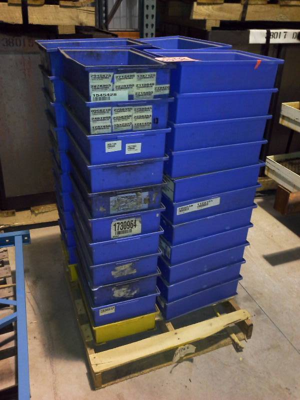 lot 209 image: (44) Plastic Bins