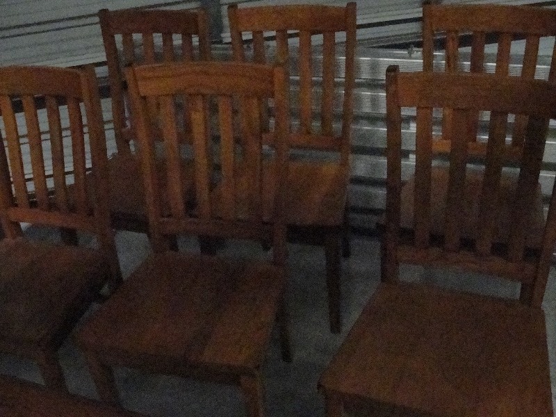Oak Table and 6 Chairs