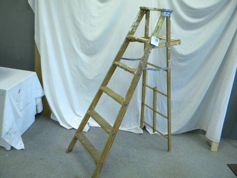 lot 23 image: Wood Ladder
