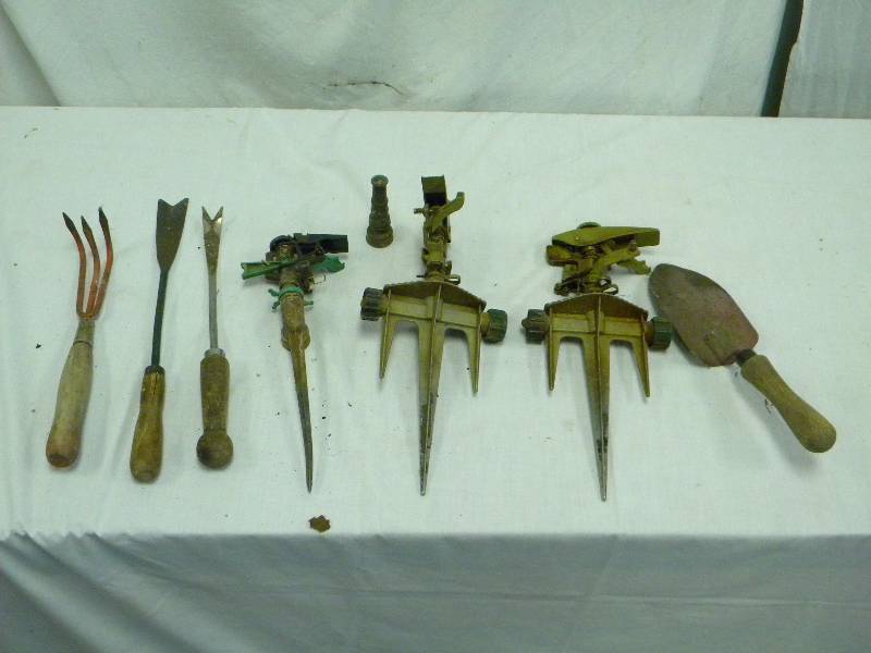 lot 90 image: Lawn and Garden Sprinklers and Tools