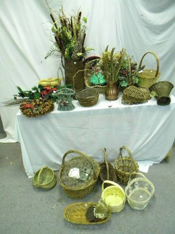 lot 104 image: Baskets and Flowers
