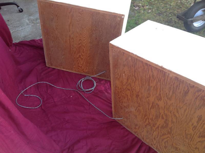 Extra Large White Speakers