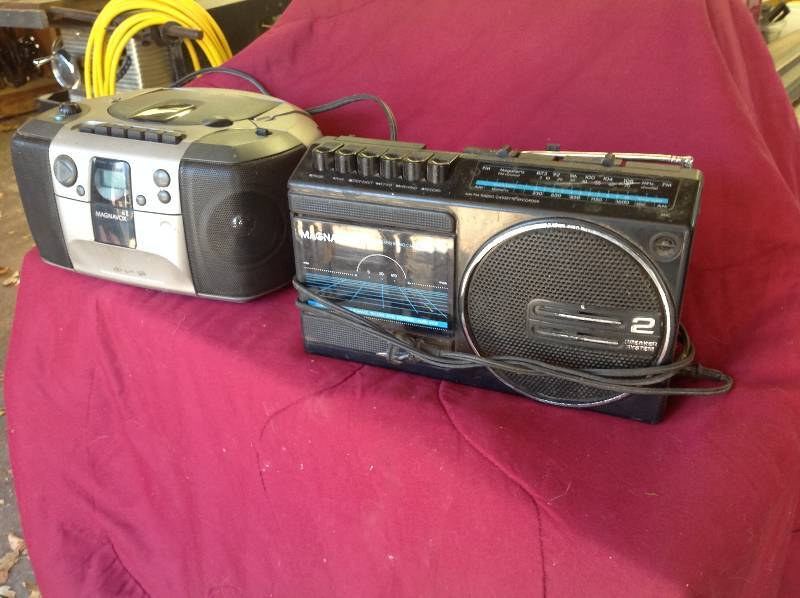 Magnazox (Qty 2) Radio  Cassette  CD Recorders