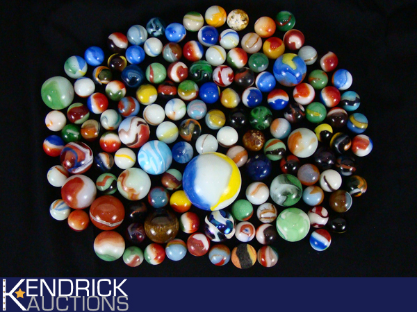 125 AntiqueVintage Higher End Marbles