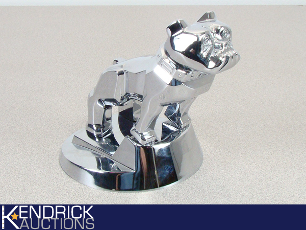 New Mack Truck Bulldog Hood Ornament with Base
