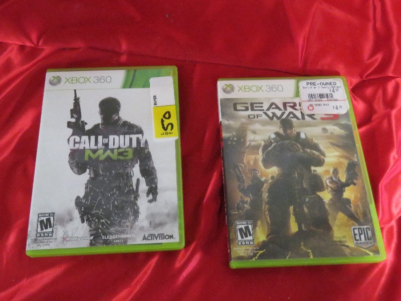 lot 50 image: Xbox 360 games