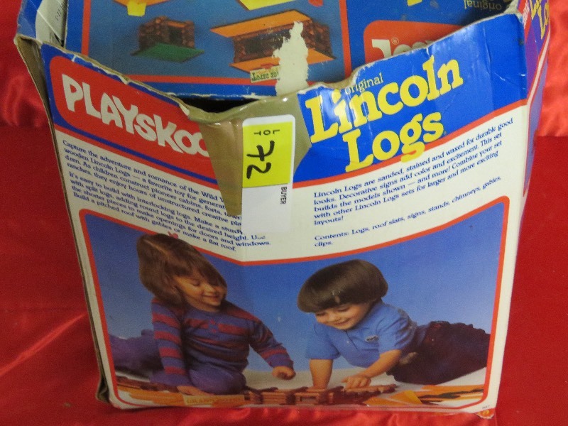 lot 72 image: Lincoln Logs