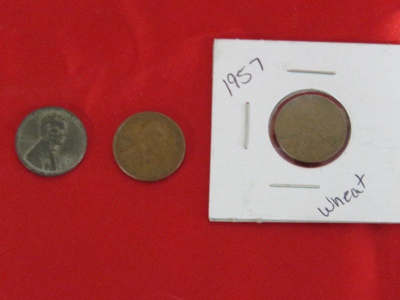 lot 83 image: Wheat pennies